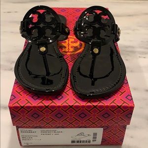 Tory Burch Miller black patent 6